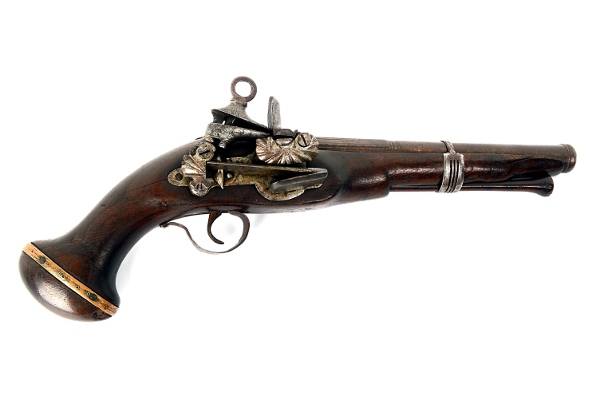 Belt Style Pistol with Patilla Style Miquelet Lock - main view