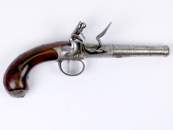 Queen Anne Flintlock Pistol - main view