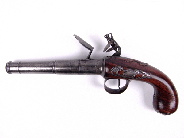 Queen Anne Flintlock Pistol - detail 2