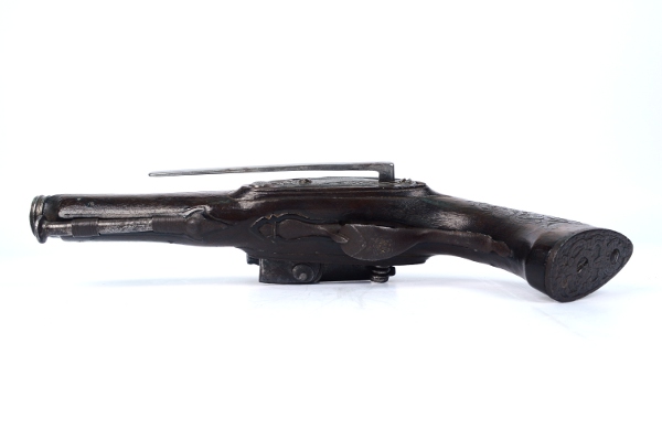 Pair of Belt Pistols with Patilla Style Miquelet Locks Barrels - detail 3