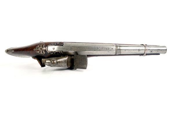 Catalan Style Pistol with Patilla Style Miquelet Lock, c1710 - detail 3