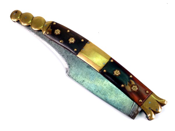 Navaja Folding Knife, Circa 1820 - detail 2