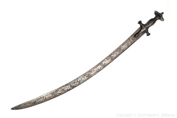 Koftigari Talwar with Hunting Scenes - main view