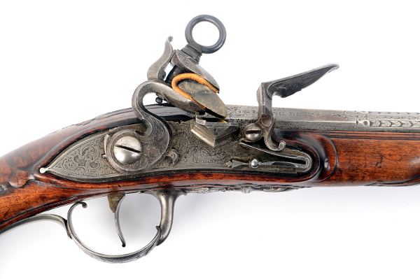 Madrid Style, Miquelet Lock, Holster Pistol - detail 7
