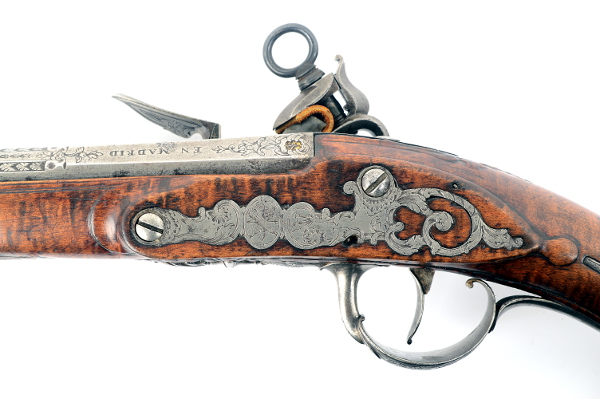 Madrid Style, Miquelet Lock, Holster Pistol - detail 8