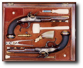 Cased Set of French Pistols Circa 1804