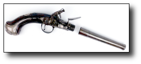 Superimposed Queen Anne Pistol